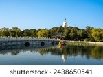 Beihai Park, a famous scenic spot in China