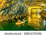 Beihai Tunnel -This is a War History tunnel in Nangan, Matsu, Taiwan