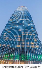 BEIJING, CHINA - AUGUST 28, 2018: The China World Trade Center Building In Beijing, China