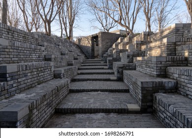 Beijing / China - Dec 10th 2019: Red Brick Art Museum