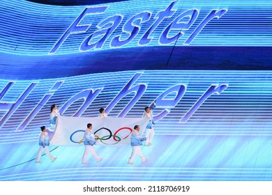 Beijing, China - February 4, 2022: Opening Ceremony Of The Winter Olympic Games


