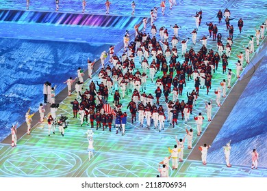 Beijing, China - February 4, 2022: Opening Ceremony Of The Winter Olympic Games


