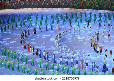 Beijing, China - February 4, 2022: Opening Ceremony Of The Winter Olympic Games


