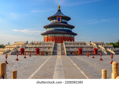 Beijing, China  at the historic Temple of Heaven in the afternoon. - Powered by Shutterstock