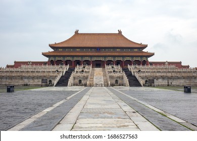 Beijing / China - June 20 2014: Forbidden City, the Chinese Imperial Palace