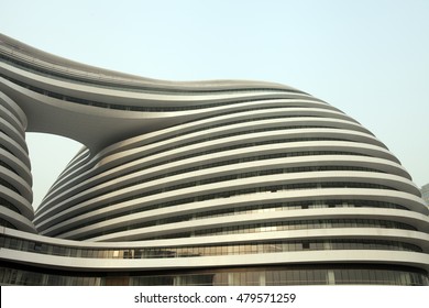 BEIJING, China - March 3, 2013: Beijing CBD Galaxy SOHO Building Is On The Side Of East 2nd Ring Road Of Beijing.