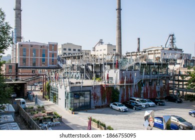 Beijing, China - Oct, 2019: 798 Art Zone In Chaoyang District.