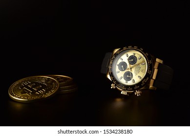 Beijing/ China- October 18 2019- Rolex Daytona Wrist Watch