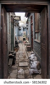 Beijing Hutong View.