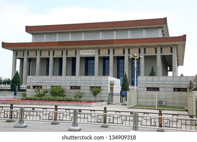 Beijing June 11 Front Maos Mausoleum Buildings Landmarks Stock Image