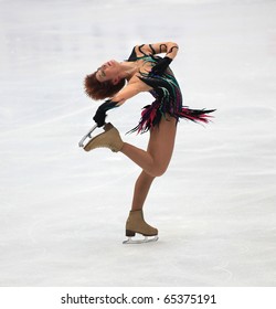 BEIJING-NOV 6: Alena Leonova Of Russia Performs In The Ladies-Free Skating Event Of The SAMSUNG Cup Of China ISU Grand Prix Of Figure Skating 2010 On Nov 6, 2010 In Beijing, China.