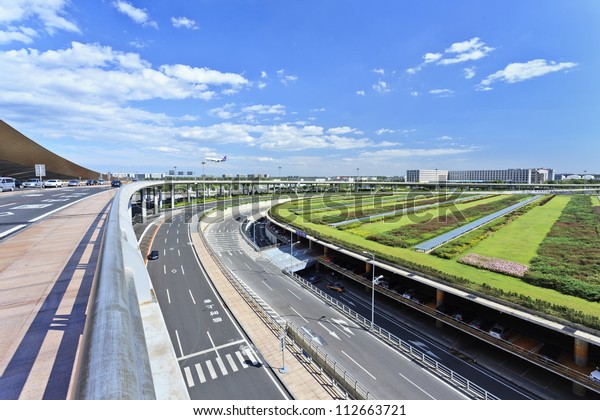 BEIJING-SEPT. 3, 2012. Expressway on Sept. 3, 2012
in Beijing. China gave green light to 60 infrastructure projects
worth over $150 billion, its economy may be boosted by this, last
quarter of 2012.