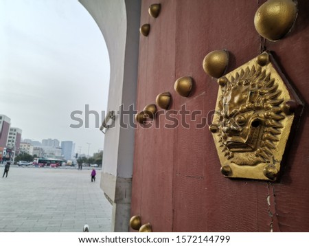 Beiling Park East gate in Liaoning,Shenyang