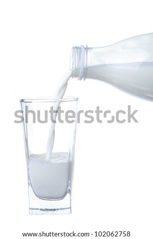 Similar – Image, Stock Photo Pouring the milk arch Milk