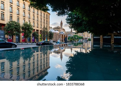 Beirut Lebanon, July 08 - 2020 - Late Journalist Samir Kassir's Garden Down Town, Lebanon