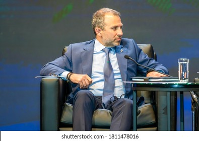 Beirut - Lebanon - June 08-2019, Lebanese Foreign Minister Gebran Bassil 