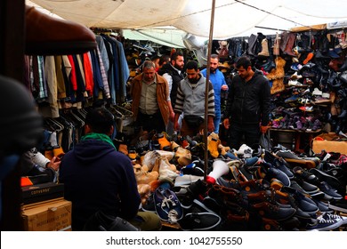 Beirut/Lebanon - February 2 2018: Traditional Popular Market In Beirut