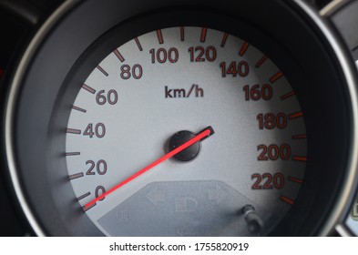 Bekasi, Indonesia- June 13, 2020 : Nissan Grand Livina Spedometer, Suitable For News Automotive