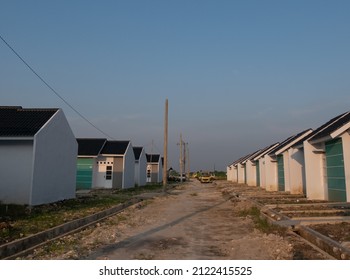 Bekasi, Indonesia - June 14, 2021: Subsidized Housing For The Lower And Middle Income People.