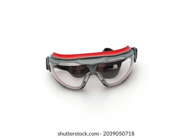 Bekasi, West Java - Indonesia  September 04st 2021 : Safety Glasses With Anti Fog Feature To Prevent Clear Sight At The Working Field