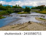 Bela river at Liptovsky Hradok or Liptoujvar in Slovakia