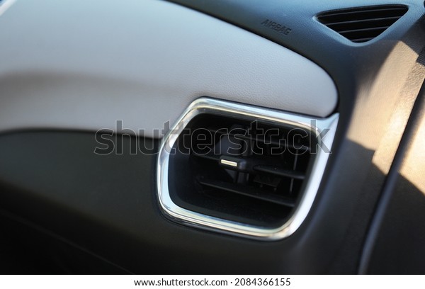 Belarus, Minsk\
-31.10.2021:2017 Chevrolet Equinox SUV in white. Elements of air\
conditioning in the car.\
