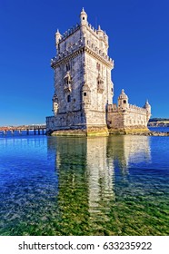 Belem Tower At Lisbon, Portugal.