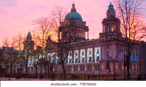 Belfast City Hall at Christmas Time