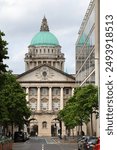 Belfast city, Northern Ireland. Local government building - Belfast City Hall.