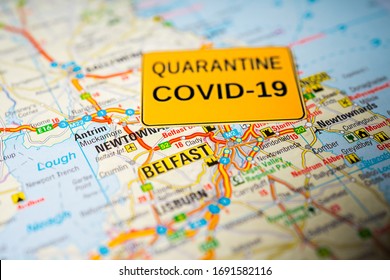 Belfast Coronavirus Covid-19 Quarantine Background