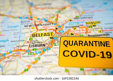 Belfast Coronavirus Covid-19 Quarantine Background