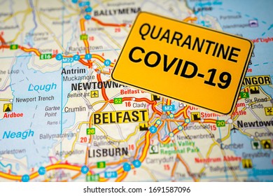 Belfast Coronavirus Covid-19 Quarantine Background