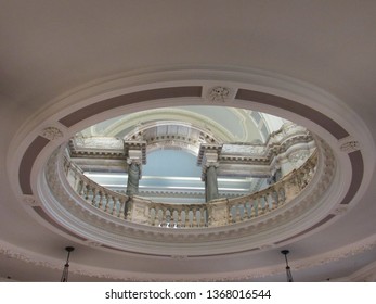 Belfast, Ireland: Aug 2018 - Belfast City Hall Interior Views 