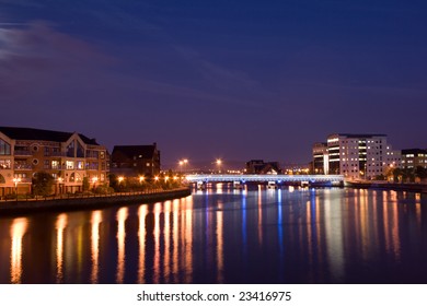 Belfast From The River Lagan