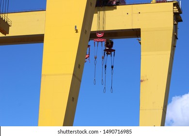 Belfast Shipyard Cranes Samson And Goliath