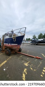 Belfast, The UK - 29 Th July 2022 - This Is Boats In Port Of Belfast