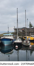 Belfast, The UK - 29 Th July 2022 - This Is Boats In Port Of Belfast