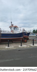 Belfast, The UK - 29 Th July 2022 - This Is Boats In Port Of Belfast