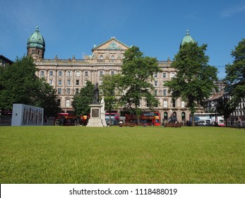 BELFAST, UK - CIRCA JUNE 2018: Donegall Square