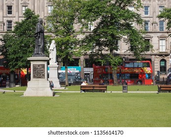 BELFAST, UK - CIRCA JUNE 2018: Donegall Square