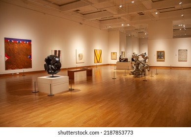 Belfast, UK – October, 30, 2019 - Art Exhibition Room Ulster Museum In Belfast, Northern Ireland