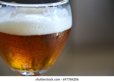 Belgian Abbey Beer In Glass