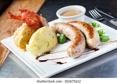 Belgian Dish Sausage And Mashed Potatoes 