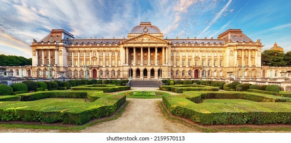 Belgian Royal Palace in Brussels - Shutterstock ID 2159570113