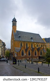 BELGIUM, BRUSSELS - May 1, 2019: Mary Magdalene Chapel in Brussels - Shutterstock ID 1391793137