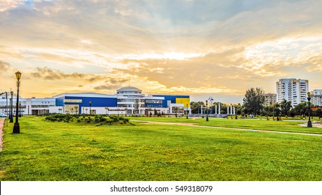 BELGOROD, RUSSIA - JULY 04, 2016: Training And Sports Complex Svetlana Khorkina (Belgorod State University). Walkup Campus.