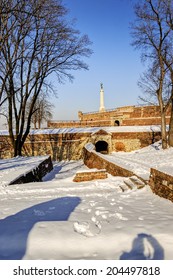 Belgrade Fortress An Winter, Belgrade Serbia