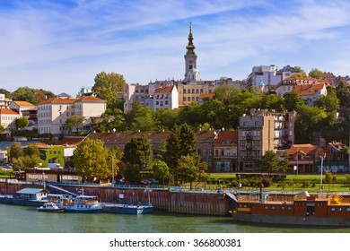 Belgrade Serbia Cityscape - Architecture Travel Background