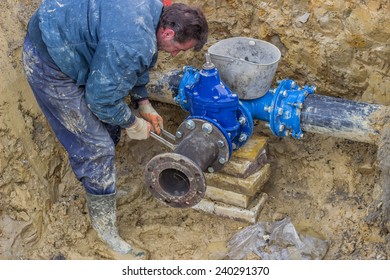 water mains tap