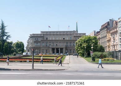 Belgrade, Serbia - June 7, 2022: City Assembly Of Belgrade.